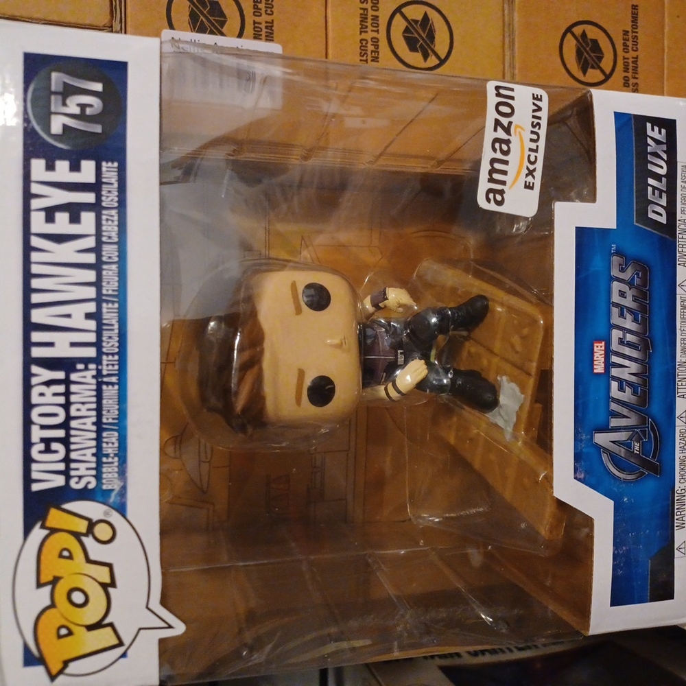Funko Avengers Hawkeye Pop Figure - Brown and Black